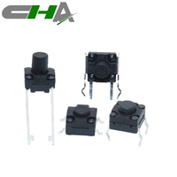CHA CTS(M)(J)(H)(A)W-6 Seri IP67 6*6 mm SMT/J Tipe Terminal Saklar Taktil Tahan Air Saklar Taktil Tahan Lama