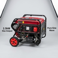 Générateur à essence de haute qualité 2,5 kW KL3010 avec moteur PD170F, grand réservoir de 15 L, châssis robuste en acier, alimentation à essence pour la construction et les applications de secours