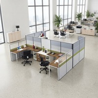 High Quality Aluminum Office Desk Screens Office Partition Screen and Workstation Screen