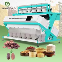 Mini 13 Chute Industriële Graad Lijn Fruit Erwten Tarwe Kleur Sorteermachine Kleur Sorteermachine Rijst Tarwe Graan