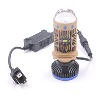 Nouveau design T8 double lentille de projecteur laser 140W H4 mini lentille optique système d'éclairage automatique phare LED