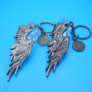 Porte-clés en métal 3D personnalisé avec motif anime en relief, alliage de zinc, design rétro, cadeau - Product Image 4