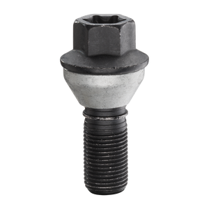 สลักเกลียวล้อลากลอยตัว60องศา M14X1.25กุญแจหกเหลี่ยม17/40มม. C17F40-MW สังกะสีสีดำ - Product Image 1