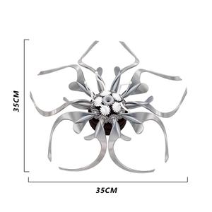 Креативное настенное украшение BETTER: Механический изменяющий форму цветок-вечность с RGB-подсветкой - Product Image 6