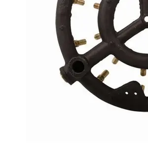 LYROE Brûleur en laiton commercial au gaz naturel propane GPL Brûleur à 23 jets Brûleur à jet en fonte <span class=keywords><strong>de</strong></span> fer - Product Image 5