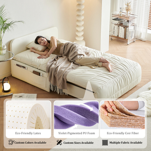 Genuine <strong>Leather</strong> Electric <strong>Sofa</strong> <strong>Bed</strong> Remote Recliner Sleeper Extendable Foldable Convertible Modern Soft <strong>Storage</strong> for School Hotels - Product Image 2