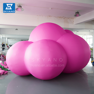 Nubes inflables gigantes con luces de colores Decoración publicitaria Globo de nube inflable - Product Image 2