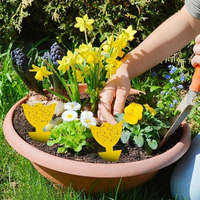 Collant Fly Catcher Plantes d'intérieur Champignon Moucheron Piège Jaune Collant Pièges pour Plantes Moucherons