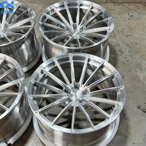 Jantes en alliage argent brossé 5x108 5x112 5x114.3 5x120 Roues forgées <span class=keywords><strong>17</strong></span> 18 19 20 21 pouces Monoblock pour Benz Audi bmw E92 E36 - Product Image 2