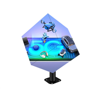Écran LED Flexible, affichage couleur, signe mobile, faible consommation d'énergie, Cube magique, affichage LED
