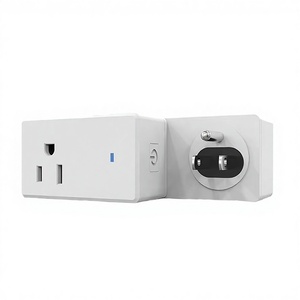 Prise intelligente WiFi standard US avec minuterie via application, commande vocale, compatible Android OS pour la maison - Product Image 3