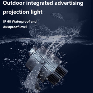 <span class=keywords><strong>Projecteur</strong></span> à motif dégradé <span class=keywords><strong>multicolore</strong></span> personnalisé, texte, projection de logo commercial HD sur un mur de façade extérieur avec source de lumière <span class=keywords><strong>LED</strong></span> - Product Image 2