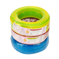 PVC-beschichteter Draht grün gelb 1, 5 mm2 2, 5 mm2 4 mm2 6 mm2 10 mm2 elektrischer Draht kupfer isolierter Draht