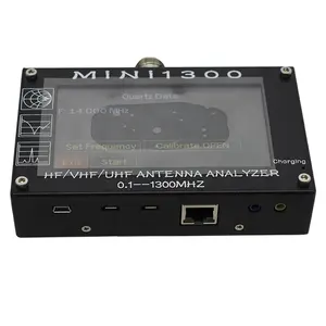 מנתח swr Suppliers-Mini1300 4.3 "LCD 0.1-1300MHz HF/VHF/UHF ANT SWR אנטנת מנתח בוחן רשת מנתחי מדידה