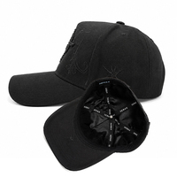 Gorra de Béisbol Estructurada de 5 Paneles de Algodón al por Mayor con Visera Curva, Bordado 3D, Forro de Satén y Cierre Ajustable Snapback