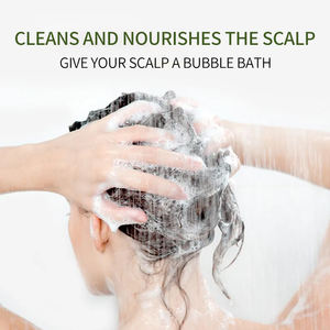 Shampoo réparateur pour cheveux bouclés naturel et végétalien en marque propre OEM avec eau de riz hydratante et nourrissante, shampooing à l'aloe vera - Product Image 3