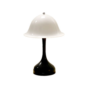 Cross-border Danish Nordic Cream Style Table Lamp Portable Rechargeable Mushroom Modern <b>Touch</b> Bedroom <b>Bedside</b> Decor Night <b>Light</b> - Product Image 2