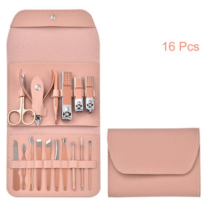 Bộ Dụng Cụ Làm Móng Chuyên Nghiệp 18 Món Bộ Dụng Cụ Chăm Sóc Móng Tay Dụng Cụ Cắt Móng Tay Bằng Thép Không Gỉ 18 Trong 1 Với Bao Da - Product Image 3