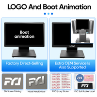 FYJ F2-6 15.6 ''Tout en Un Windows Pos Systèmes Hors Ligne Pos Double Écran Terminal de Paiement Caisse Enregistreuse Systèmes de Facturation Terminal