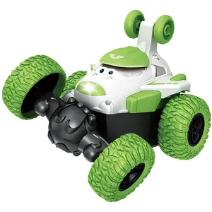 Carro de controle remoto para meninos de 3 anos e mais, carro RC de 4 canais com função flip 360 e luz fria, brinquedo de RC com 4 canais