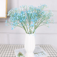 Buket Bunga Gypsophila Buatan Realistis Warna Putih Grosir untuk Rangkaian Bunga DIY-Tahan Lama