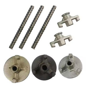 Système de tirants de coffrage en béton HRT Factory, coffrage en fonte galvanisée, écrou de <span class=keywords><strong>plaque</strong></span> en fonte, écrou à oreilles - Product Image 4