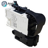 17438100004786 ZV-447 Interruptor de Bloqueo Eléctrico para Puerta de Lavadora-Secadora de Carga Frontal, Metal + Plástico, Midea Haier Amica Bush