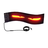 Panneaux LED matriciels contrôlés par application Bluetooth pour pare-brise d'automobiles, DIY, IP65, utilisation en intérieur pour les magasins de détail