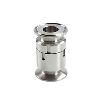 Vanne de retenue sanitaire soudée SS316L pour système de refroidissement liquide de centre de données, vanne anti-retour en acier inoxydable