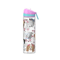 Bouteille d'eau sport pour enfants, grande capacité 700 ml, sans BPA, écologique, motif dessin animé