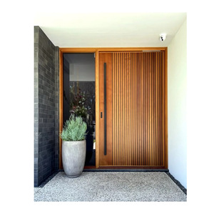 CBMMART <span class=keywords><strong>Porte</strong></span> <span class=keywords><strong>d</strong></span>'<span class=keywords><strong>entrée</strong></span> moderne en <span class=keywords><strong>bois</strong></span> massif <span class=keywords><strong>avec</strong></span> calandre et ouverture pivotante pour villa <span class=keywords><strong>Porte</strong></span> <span class=keywords><strong>d</strong></span>'<span class=keywords><strong>entrée</strong></span> en <span class=keywords><strong>bois</strong></span> <span class=keywords><strong>avec</strong></span> vitre latérale - Product Image 1
