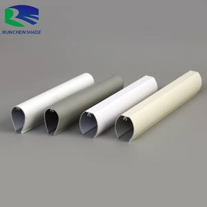 מעקה תחתון אלומיניום עגול התחתון רכיבים עיוורים רצועות וילון אביזרים וילון צל מעקה תחתון - Product Image 2