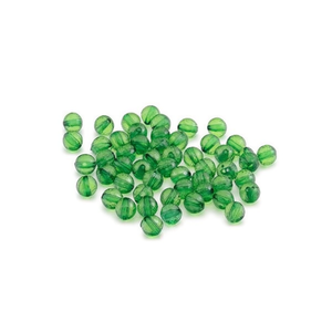 Ilan Abalorios Perline Rotonde Trasparenti Verdi 8mm 15g - Product Image 2