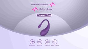 女性用ワイヤレスアプリ遠隔操作絶頂刺激Gスポットバイブレータージャンピングドルフィン装着型セックストイ - Product Image 2