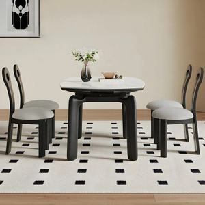 <span class=keywords><strong>Table</strong></span> à manger extensible <span class=keywords><strong>en</strong></span> bois massif moderne, <span class=keywords><strong>plateau</strong></span> <span class=keywords><strong>en</strong></span> <span class=keywords><strong>ardoise</strong></span>, <span class=keywords><strong>table</strong></span> <span class=keywords><strong>de</strong></span> cuisine télescopique, <span class=keywords><strong>table</strong></span> à manger pliante pour la maison, l'appartement, le restaurant - Product Image 4