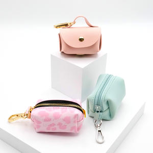 Özel baskı ve Logo köpek kaka torbası tutucu köpek Pet atık torbası kutusu deri silikon Poop çanta taşıyıcı metal donanım ile - Product Image 4