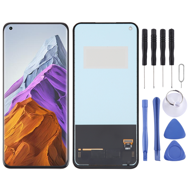 For Xiaomi Mi 11 Ultra TFT Material OEM LCD Screen With Digitizer Full Assembly New LCD Replacement Spare Parts for Xiaomi
