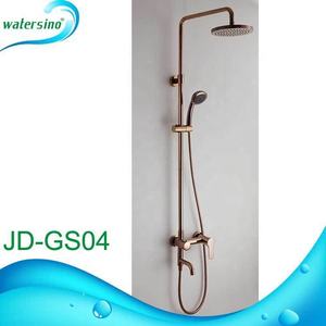 Ornato design wall mounted oro rosa esposto <span class=keywords><strong>doccia</strong></span> a pioggia set - Product Image 4