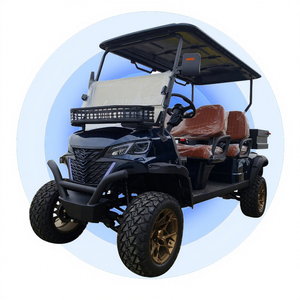 Carrito de <span class=keywords><strong>Golf</strong></span> Eléctrico Utilitario <span class=keywords><strong>Mini</strong></span> de 4 Plazas con Plataforma de Carga, Motor de CA de 5KW, Batería de Litio de 48V, 90km de Autonomía, Luces LED, Frenos de Disco, Cargador Inteligente <span class=keywords><strong>1</strong></span> - Product Image 1