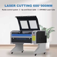 Machine à découpe laser CNC de bureau à haute vitesse, design unique, Aeon Laser Mira 4060 6090, puissance 60W 80W 100W
