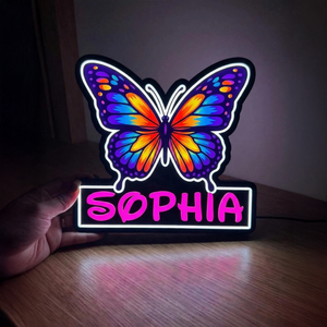 صندوق إضاءة LED بتصميم مخصص لتزيين غرفة الأطفال مع نقش اسم شخصي - Product Image 5