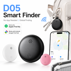 Localizador Inteligente Ultra Mini MFi de Plástico, Similar a AirTag, con Rastreo GPS, Funciona con <span class=keywords><strong>Google</strong></span> Find My Device, para Mascotas, Bolsos, Llaves, Android - Product Image 1