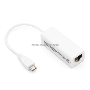 Có dây cáp mạng chuyển đổi màn hình phẳng máy tính OTG <span class=keywords><strong>Ethernet</strong></span> <span class=keywords><strong>Adapter</strong></span> Micro USB giao diện chuyển đổi RJ45 giao diện <span class=keywords><strong>Card</strong></span> mạng - Product Image 3