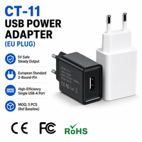 Adaptateur Chargeur Mural Double USB 10W 5V 2A, Versions Prises EU US, Certifié CE RoHS FCC pour Téléphones Mobiles, Vente en Gros, OEM, Logo Personnalisable Gratuitement