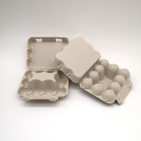 Pâte de papier écologique 100 pièces, carton en aluminium de caille, couleur naturelle, vente en gros