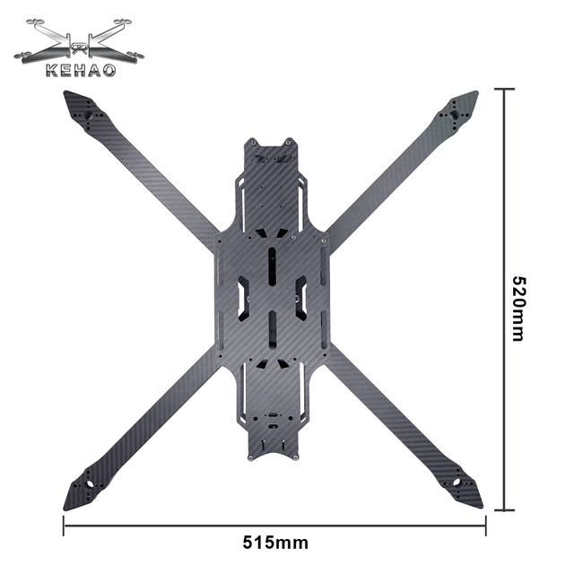 15 Inch Carbon Fiber UAV Frame for Racing Drones 1960g Lightweight High-Strength Design 735mm Wheelbase Drones Accessories