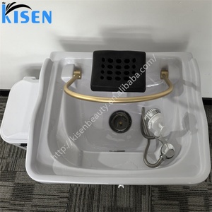 Kisen Head Spa 110V/220V EU UK US AU <b>Plug</b> Electric Shampoo Basin with 60L Water Tank,18L Extra Wastewater Tank,Water Heater - Product Image 2