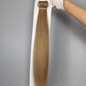 Extensiones de Cabello Jasminebeauty Marrón con Doble Trama, Extensiones de Cabello Europeas Genius Weft con Clip, Remy 100% Cabello Humano, Tramas Finas - Product Image 2