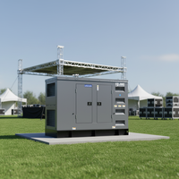 Groupe électrogène diesel silencieux à châssis ouvert 250 kW 50 Hz de Chine / Moteur Weichai ATS Démarrage à distance Refroidissement par eau Alternateur 100 % cuivre