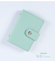 Dompet Kartu Kredit Kulit PU Minibook Custom Laris Manis dari Pabrik, Dompet Kartu Visa/ID Tipis